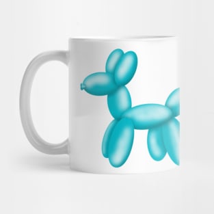 Blue balloon dog Mug